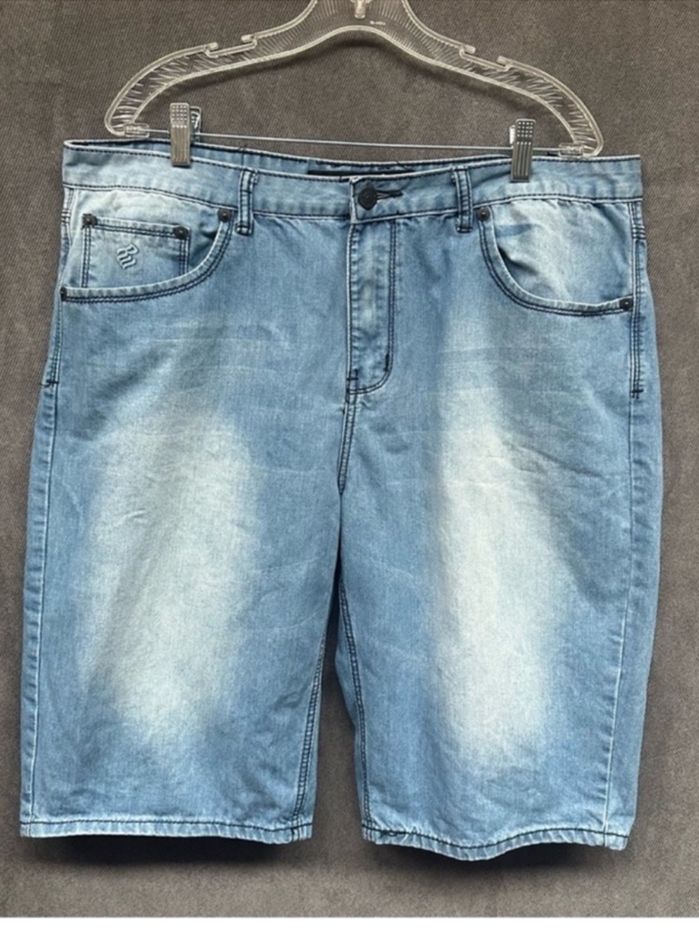 Rocawear denim jean shorts baggy skater 38 jorts
